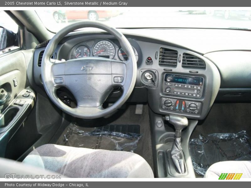 Silverstone Metallic / Medium Gray 2005 Chevrolet Monte Carlo LS