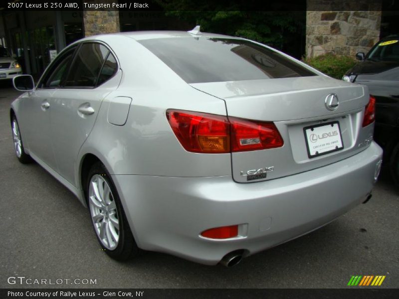 Tungsten Pearl / Black 2007 Lexus IS 250 AWD