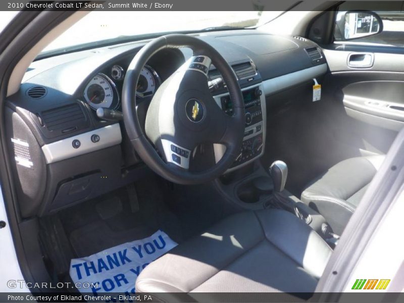 Summit White / Ebony 2010 Chevrolet Cobalt LT Sedan