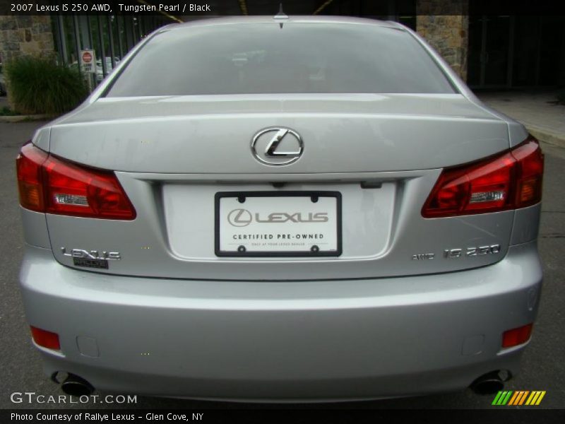 Tungsten Pearl / Black 2007 Lexus IS 250 AWD