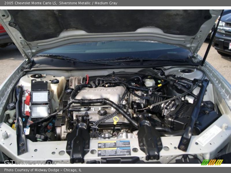 Silverstone Metallic / Medium Gray 2005 Chevrolet Monte Carlo LS