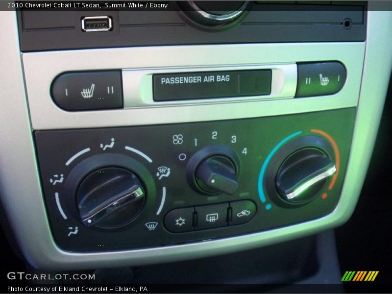 Summit White / Ebony 2010 Chevrolet Cobalt LT Sedan