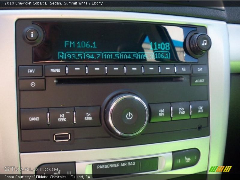 Summit White / Ebony 2010 Chevrolet Cobalt LT Sedan