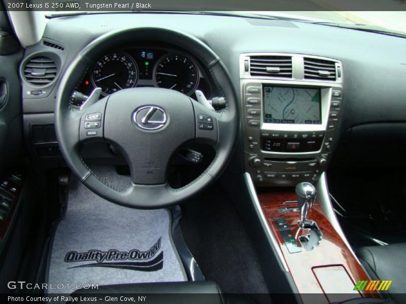 Tungsten Pearl / Black 2007 Lexus IS 250 AWD