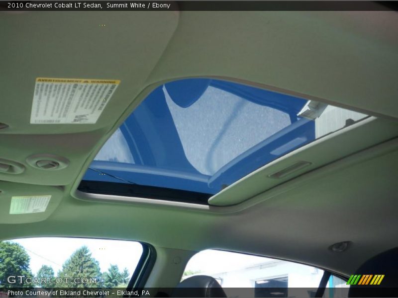 Summit White / Ebony 2010 Chevrolet Cobalt LT Sedan