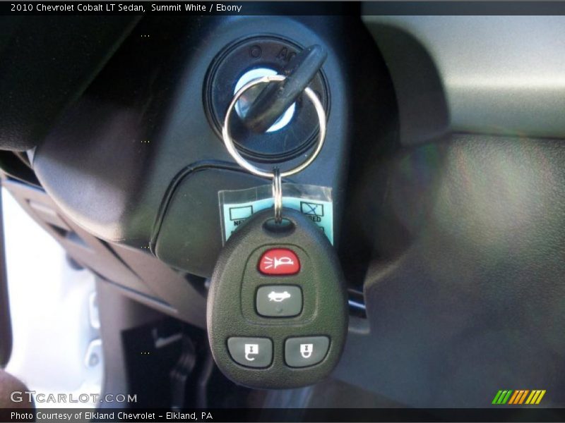 Summit White / Ebony 2010 Chevrolet Cobalt LT Sedan