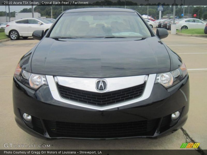 Crystal Black Pearl / Parchment 2010 Acura TSX Sedan