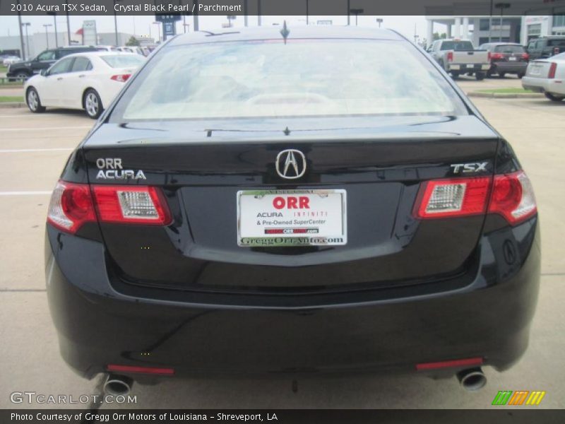 Crystal Black Pearl / Parchment 2010 Acura TSX Sedan
