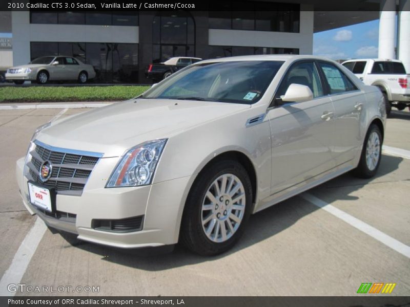 Vanilla Latte / Cashmere/Cocoa 2010 Cadillac CTS 3.0 Sedan