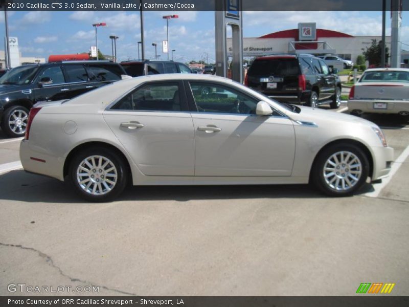 Vanilla Latte / Cashmere/Cocoa 2010 Cadillac CTS 3.0 Sedan