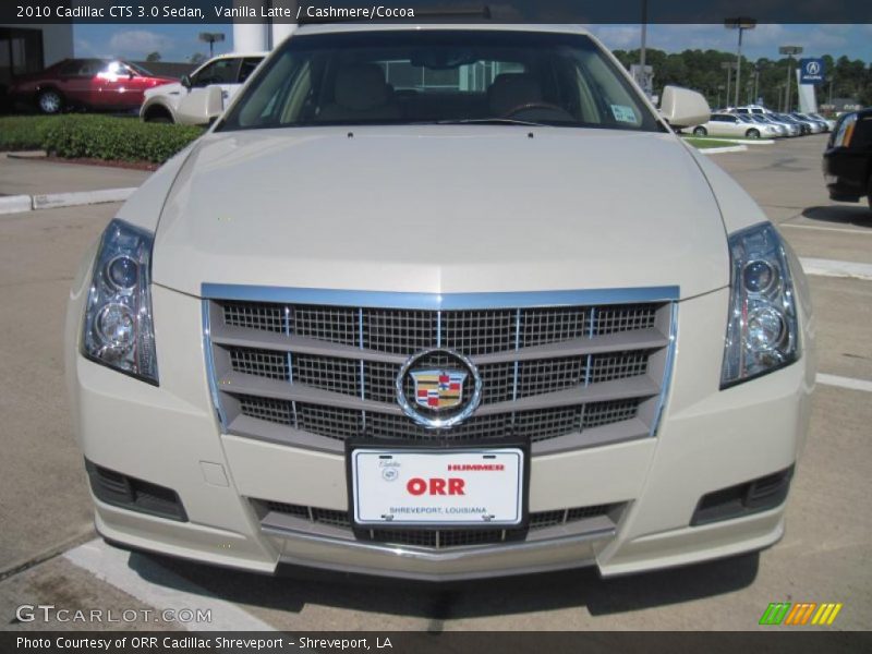 Vanilla Latte / Cashmere/Cocoa 2010 Cadillac CTS 3.0 Sedan