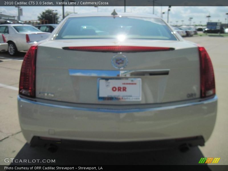 Vanilla Latte / Cashmere/Cocoa 2010 Cadillac CTS 3.0 Sedan