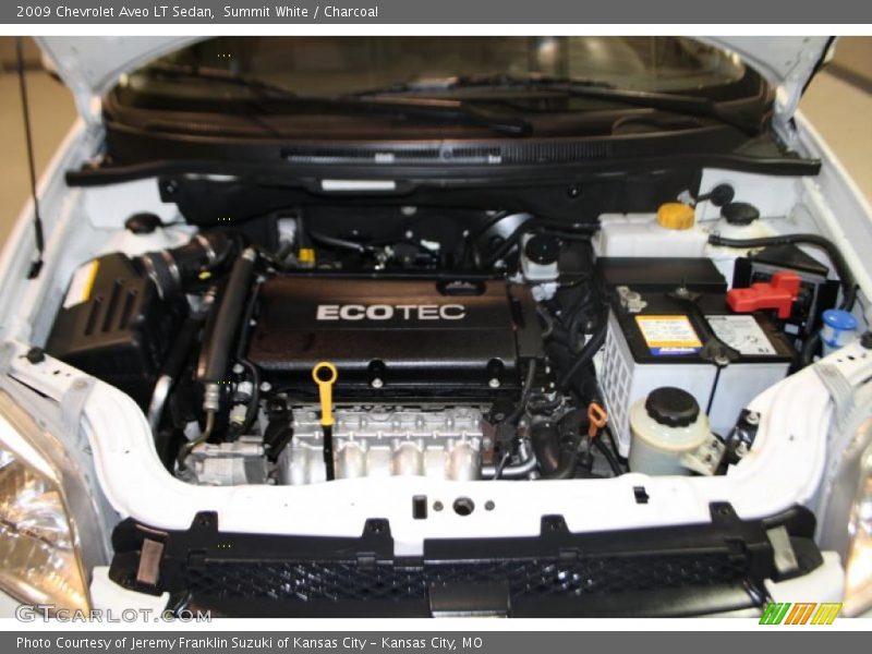 Summit White / Charcoal 2009 Chevrolet Aveo LT Sedan
