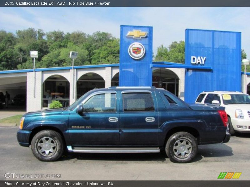 Rip Tide Blue / Pewter 2005 Cadillac Escalade EXT AWD