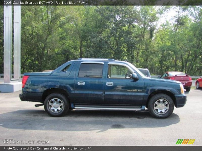 Rip Tide Blue / Pewter 2005 Cadillac Escalade EXT AWD