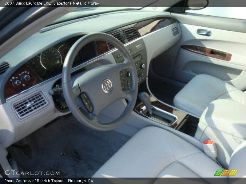 Slatestone Metallic / Gray 2007 Buick LaCrosse CXL
