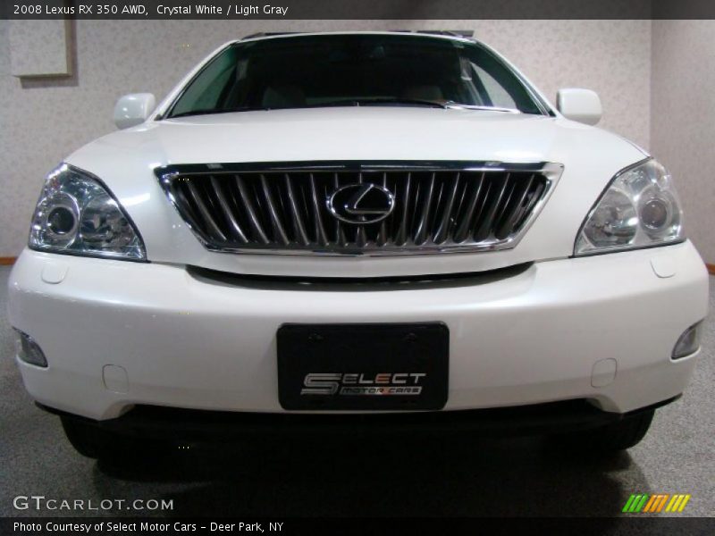 Crystal White / Light Gray 2008 Lexus RX 350 AWD