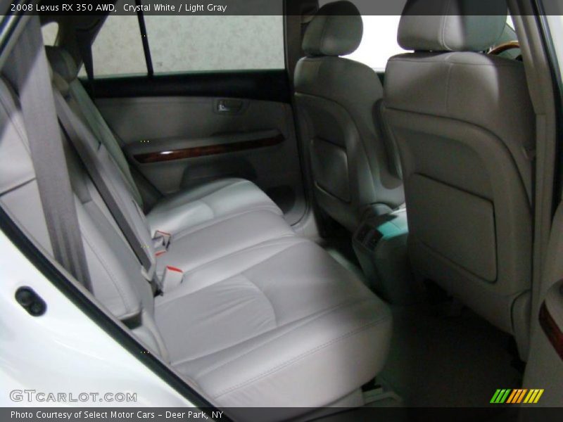 Crystal White / Light Gray 2008 Lexus RX 350 AWD