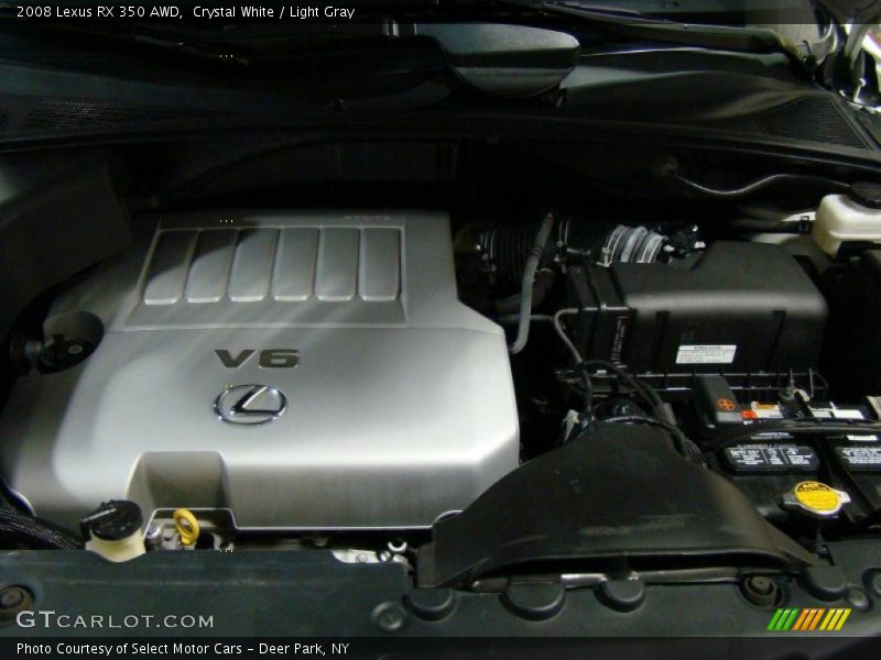 Crystal White / Light Gray 2008 Lexus RX 350 AWD