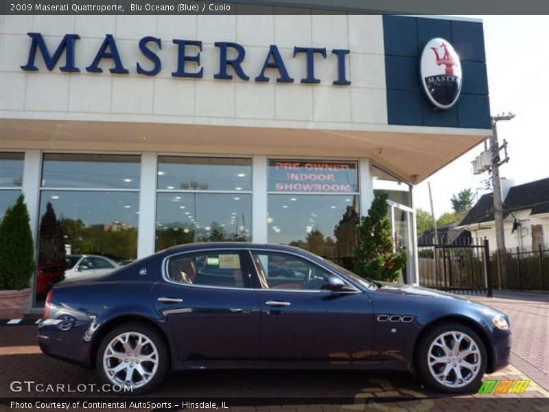 Blu Oceano (Blue) / Cuoio 2009 Maserati Quattroporte