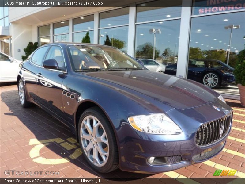 Blu Oceano (Blue) / Cuoio 2009 Maserati Quattroporte