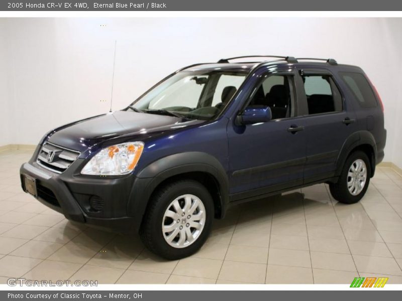 Eternal Blue Pearl / Black 2005 Honda CR-V EX 4WD