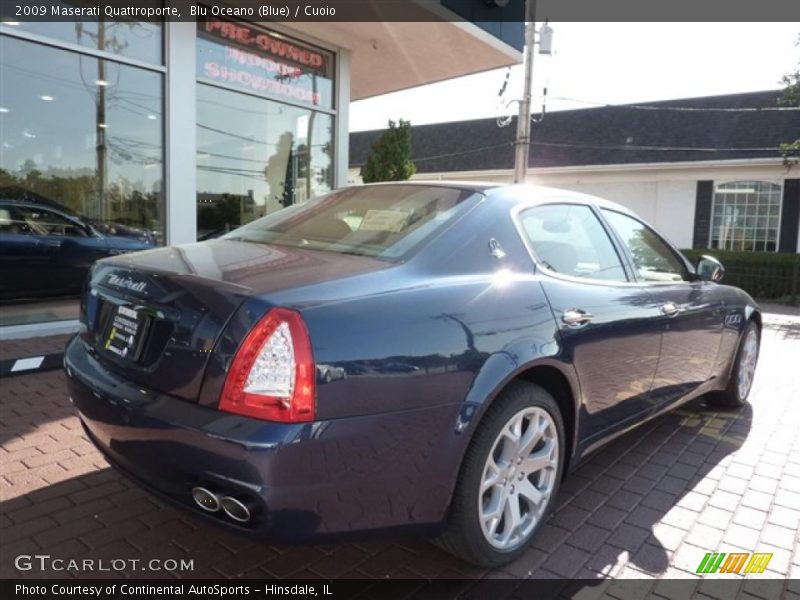 Blu Oceano (Blue) / Cuoio 2009 Maserati Quattroporte