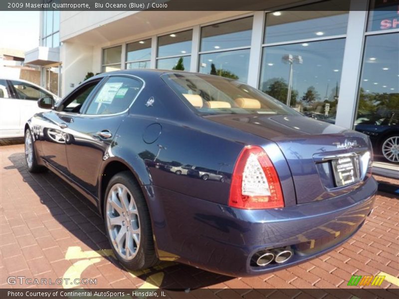 Blu Oceano (Blue) / Cuoio 2009 Maserati Quattroporte