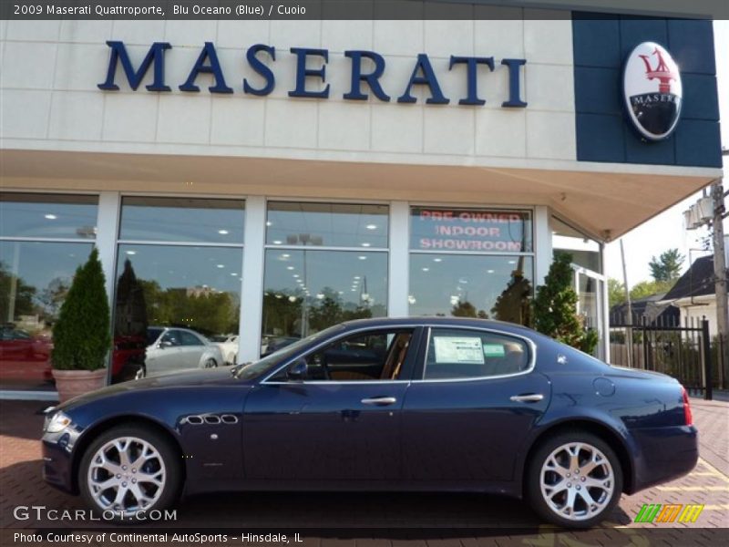 Blu Oceano (Blue) / Cuoio 2009 Maserati Quattroporte
