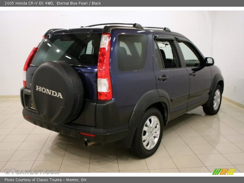 Eternal Blue Pearl / Black 2005 Honda CR-V EX 4WD