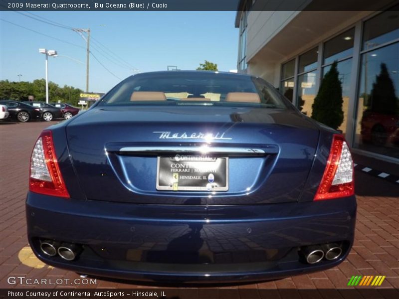Blu Oceano (Blue) / Cuoio 2009 Maserati Quattroporte