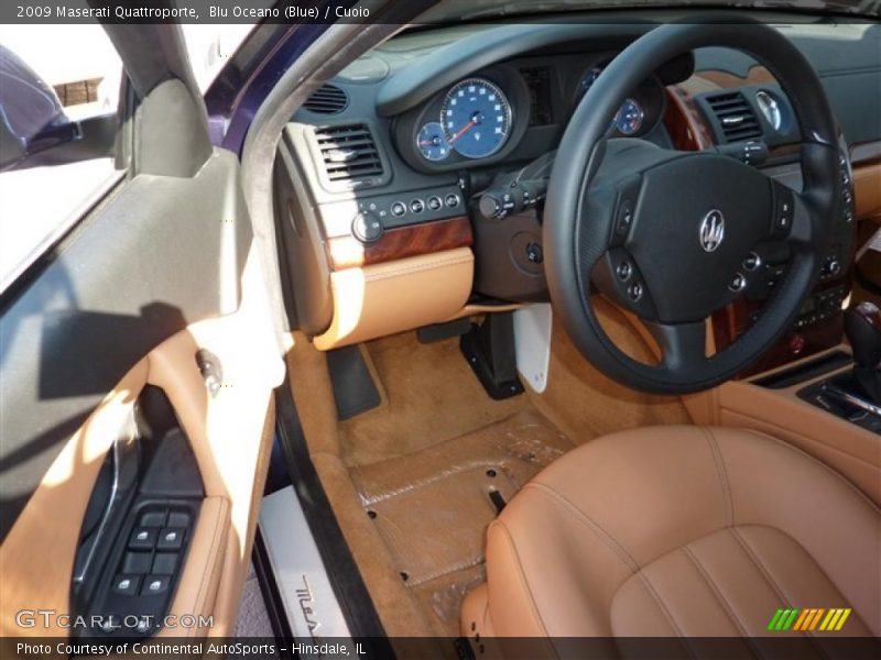 Blu Oceano (Blue) / Cuoio 2009 Maserati Quattroporte
