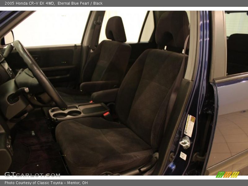 Eternal Blue Pearl / Black 2005 Honda CR-V EX 4WD
