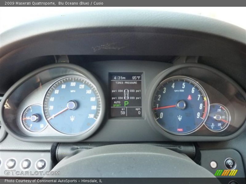 Blu Oceano (Blue) / Cuoio 2009 Maserati Quattroporte