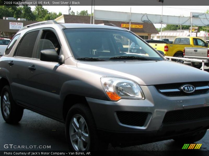 Steel Silver / Black 2009 Kia Sportage LX V6 4x4
