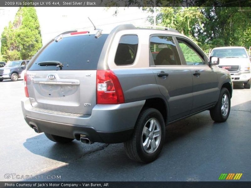 Steel Silver / Black 2009 Kia Sportage LX V6 4x4