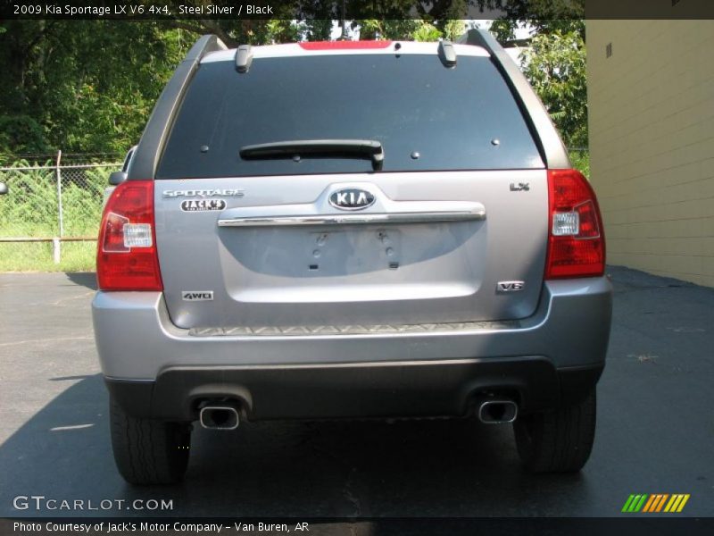 Steel Silver / Black 2009 Kia Sportage LX V6 4x4