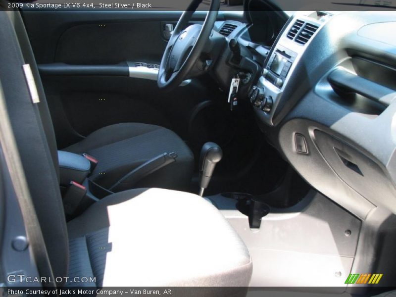 Steel Silver / Black 2009 Kia Sportage LX V6 4x4