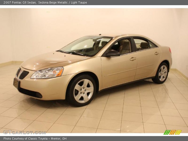 Sedona Beige Metallic / Light Taupe 2007 Pontiac G6 Sedan