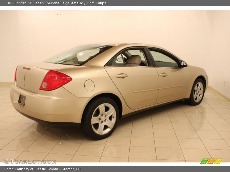 Sedona Beige Metallic / Light Taupe 2007 Pontiac G6 Sedan