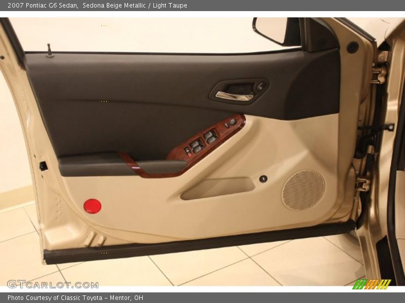 Sedona Beige Metallic / Light Taupe 2007 Pontiac G6 Sedan