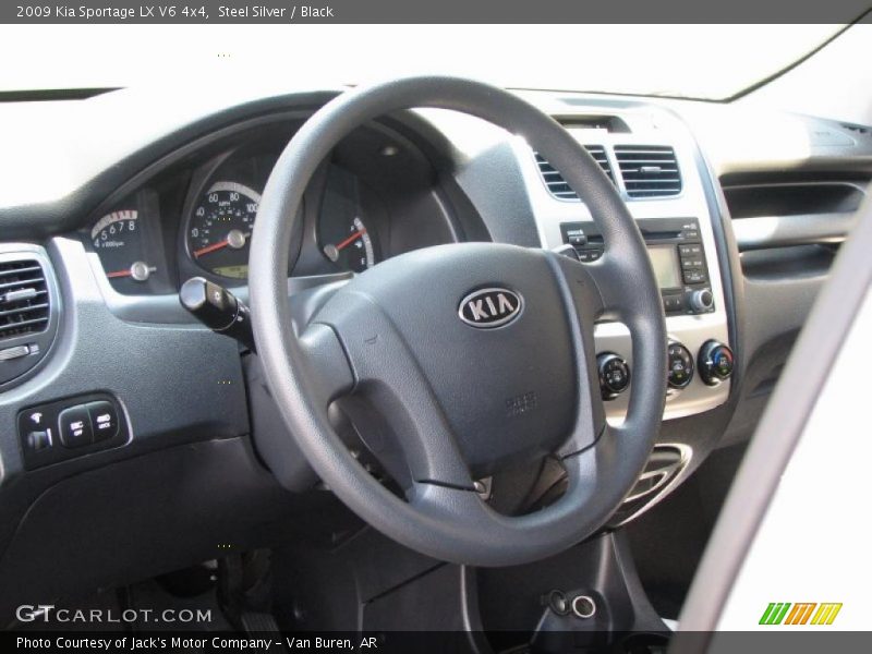 Steel Silver / Black 2009 Kia Sportage LX V6 4x4