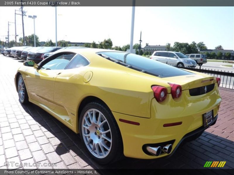 Yellow / Black 2005 Ferrari F430 Coupe F1