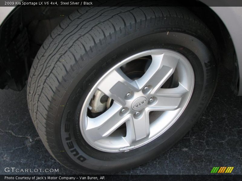 Steel Silver / Black 2009 Kia Sportage LX V6 4x4