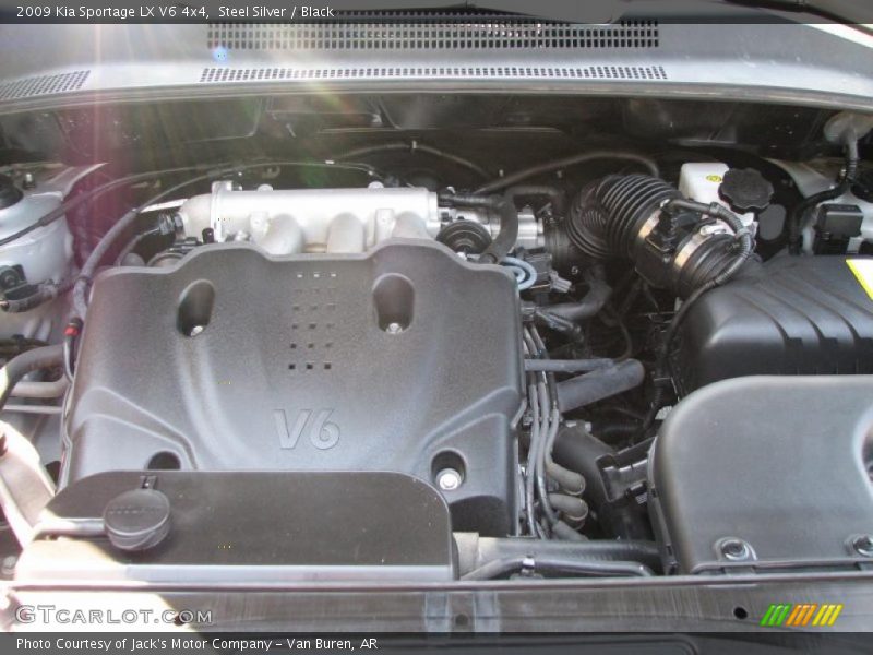 Steel Silver / Black 2009 Kia Sportage LX V6 4x4