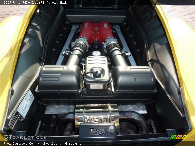 Yellow / Black 2005 Ferrari F430 Coupe F1