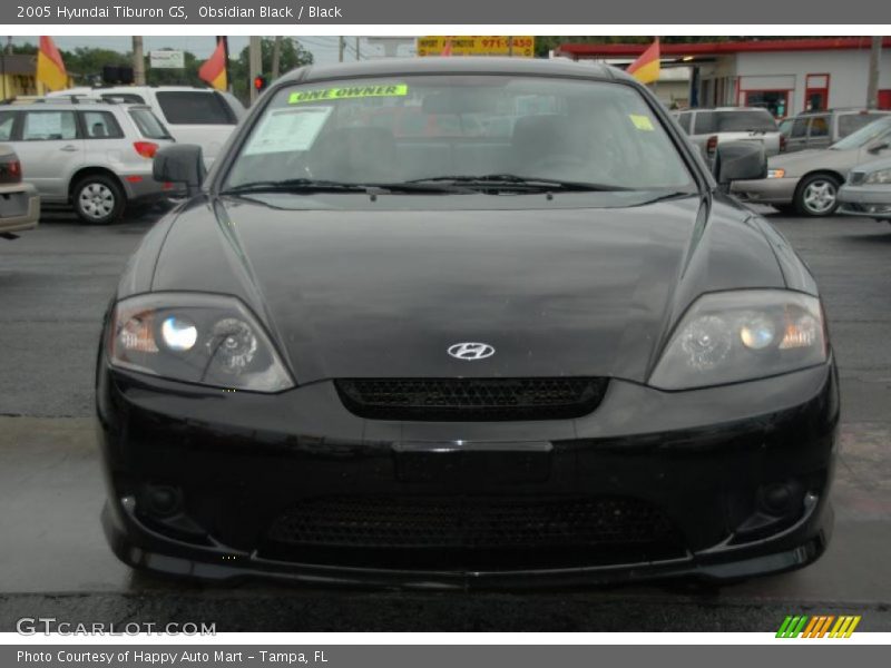 Obsidian Black / Black 2005 Hyundai Tiburon GS