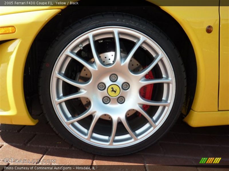 Yellow / Black 2005 Ferrari F430 Coupe F1