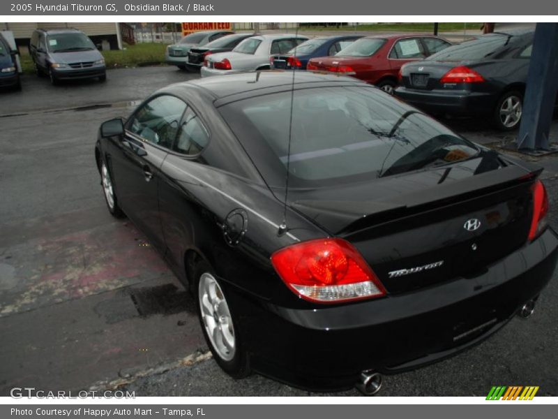 Obsidian Black / Black 2005 Hyundai Tiburon GS