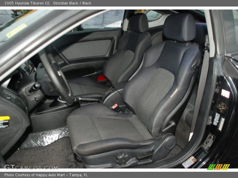 Obsidian Black / Black 2005 Hyundai Tiburon GS